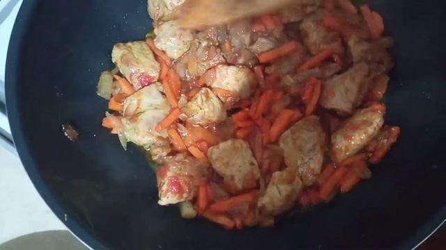 делаю плов в новой сковородке! смотреть онлайн