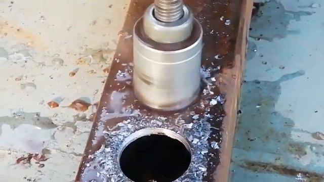 how to make a hole saw DIY homemade hole saw from 22 mm soket смотреть онлайн