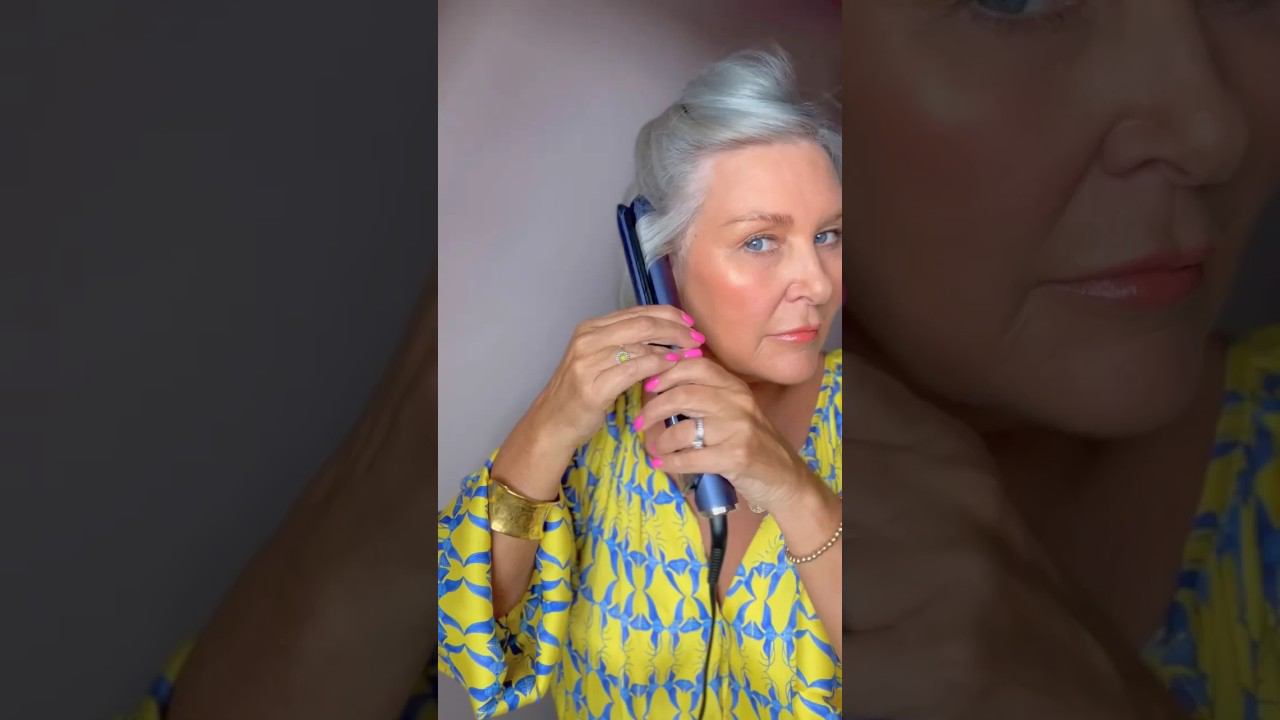 Как стильно и модно уложить волосы после 60 лет в домашних условиях  #модаикрасота #мода60+