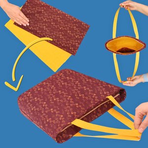 Как сшить стильную сумку из старых джинсов - самый простой способ!