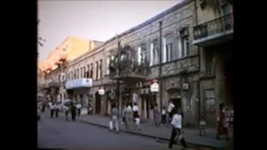 Баку, Азербайджан. Баку-90х годов. Каспийское море.Панорама города.