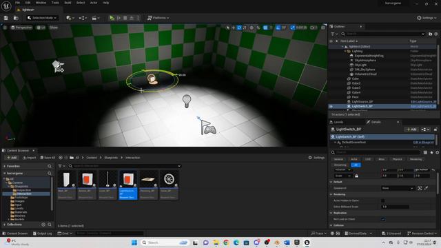 Блюпринт 7. Creating A Light Switch