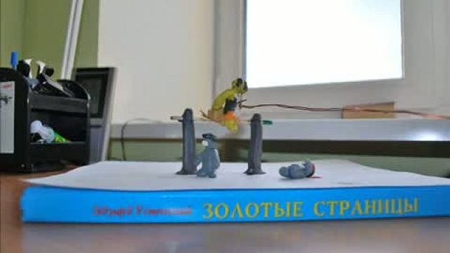 Пластелиновый мультфильм))