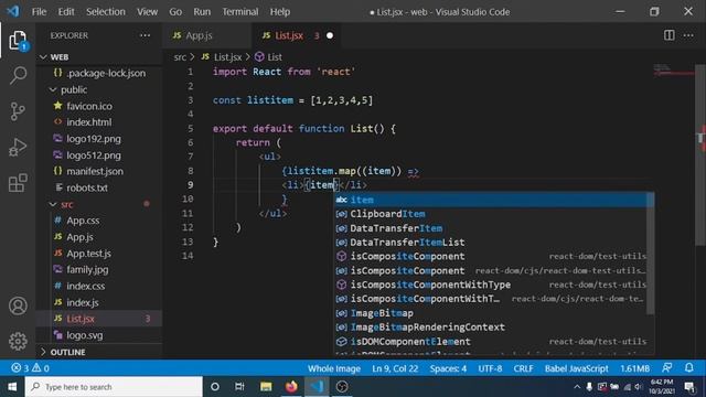list and keys in react js in hindi | Reactjs tutorial for beginners in hindi - Web Boss