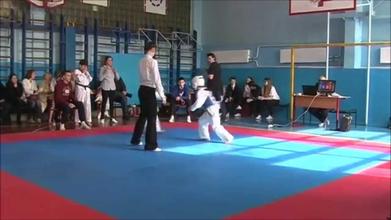 Taekwondo WTF. V Открытое Первенство района Кузьминки. 29.03.2015. Мочалкин-Астраханцев.