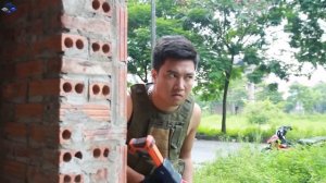 LTT Game Nerf War : Warrior Winter SEAL X Nerf Guns Fight Attack Criminal Group Disguise