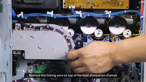 How to replace the damaged toner supply pump of Ricoh MPC2011 copier