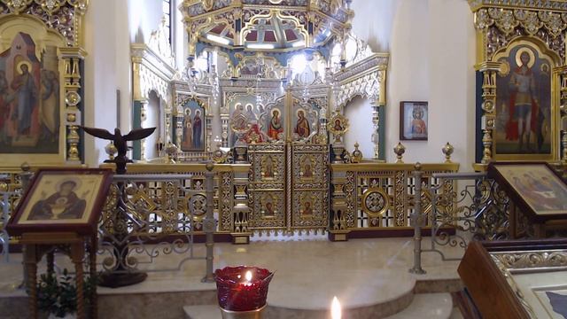 Вечерня, Молебен с акафистом Божией Матери "Скоропослушница" в Храме Александра Невского при МГИМ смотреть онлайн