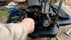 Ремонт рейсмуса-TITAN (снимаем двигатель)