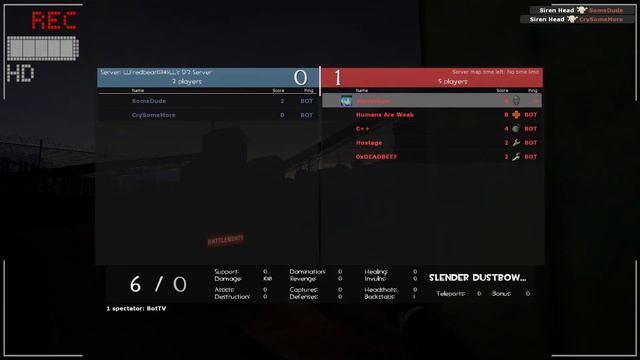 Slender Fortress | Siren Head (Trevor Henderson/Creepypasta) смотреть онлайн