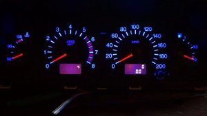 RGB пересвет приборной панели VDO ВАЗ 2115 2 экрана