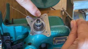 Оверлок Yamata GN1-2D подготовка к работе