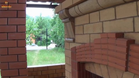 Мангал-печь