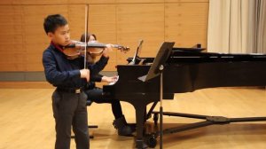 Mozart, Sonata in E minor,  K.304, 1st movement Allegro, Aaron Ma, Age 10