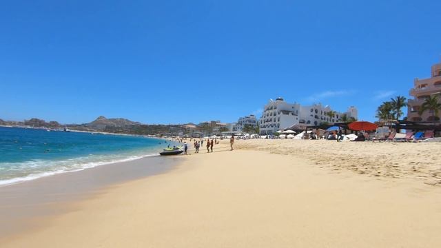 Medano Beach, Mexico ?? Cabo San Lucas | 4K | Playa El Medano | Baja California Sur | Street Walk смотреть онлайн