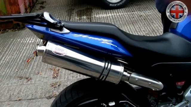 HONDA CB900 HORNET STAINLESS ROUND ROAD LEGAL PERFORMANCE EXHAUSTS British Made By Max Torque Cans