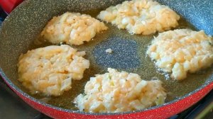 Луковые котлеты/Как приготовить бюджетный ужин.