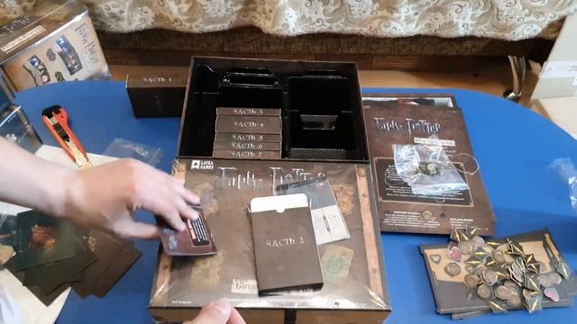 Гарри Поттер: Битва за Хогвартс Harry Potter: Hogwarts Battle Распаковка Unboxing смотреть онлайн