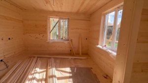 Строительство двухэтажного каркасного дома рядом с аэропортом Внуково, Москва