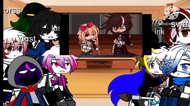 ||sans au reacts to dream as eilzabeth Afton||•sñøwflåkè•||(rushed)