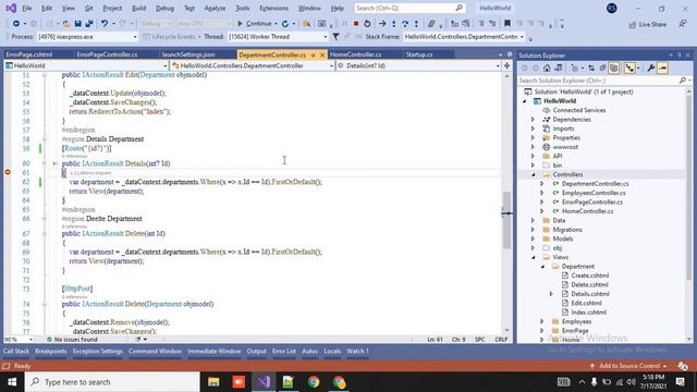 custom error page dotnet core mvc | How to create default 404 or 500 custom error page asp.net core