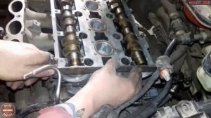 2007 VOLVO C-40 Replacing the cylinders head & Camshafts.Замена ГБЦ и Распредвалов Part - III