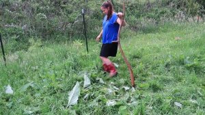 Cutting HAY With A SCYTHE! - Our First Time!