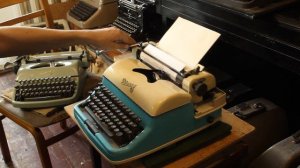 Rheinmetall GS - как работать? | печатная пишущая машинка typewriter schreibmaschine