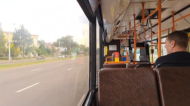 Минск, поездка в автобусе МАЗ-103.465, рег.№ АЕ 8178-7, марш.57 (17.09.2023) смотреть онлайн