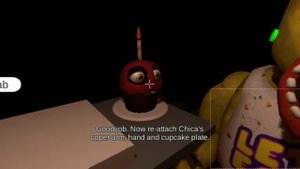 как починить Чику (FNAF VR)
