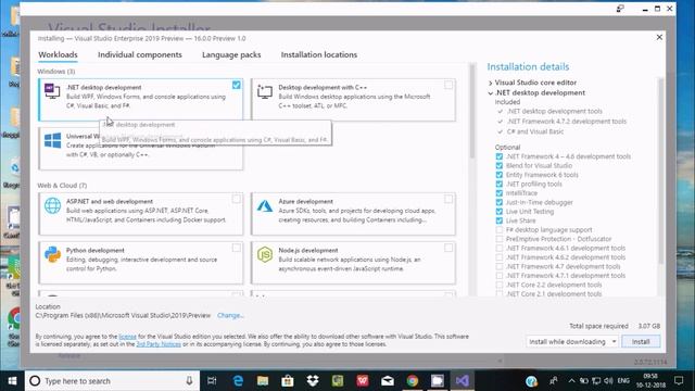 How To Install C# In Visual Studio 2019