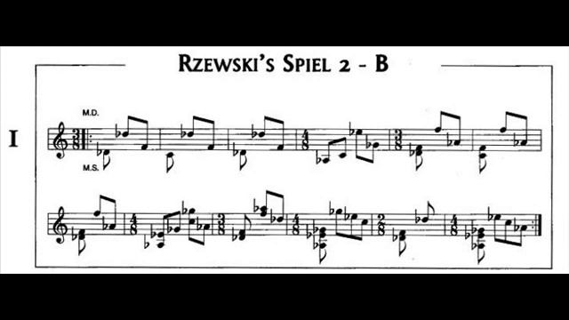 Lachert - Rzewski's Spiel 2 ; Dunja Robotti, Annette Sachs, Piotr Lachert