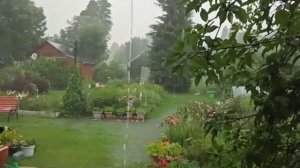 Сильнейший тропический ливень, ураган, гроза 4 июля 2020 ⛈️🌀🌪️