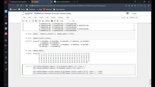 Unsupervised Machine Learning Python Sklearn