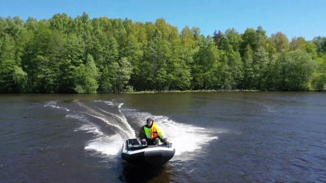 Тест драйв лодки ПНД ЛРОССА 3.20 смотреть онлайн