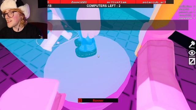 Roblox YouTuber Flee The Facility with VOICE CHAT смотреть онлайн