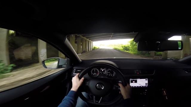 Skoda Octavia Combi RS TDi 184 BHP POV test drive GoPro смотреть онлайн