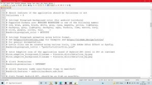 Talking about buildozer spec file