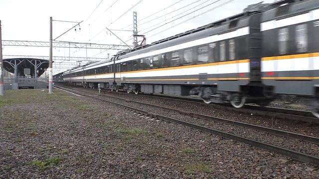 Электропоезд ЭП2ДМ-0224 (ЦППК) пригородный поезд №7543/7544 Железнодорожная - Апрелевка.