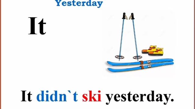 Past Simple for kids (Прошлое Простое Время для Детей)
