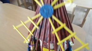 плетение из газетных трубочек мельница обзор