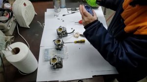 Mercury 75 ELPTO, 90 ELPTO. Профилактика карбюраторов. Чистка, продувка, замена поплавка.