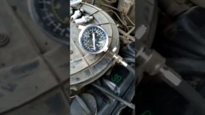 Audi 100c3 4B моновпрыск 19.01.2020 замер компрессии 12-12-12-11.5