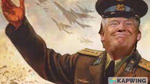 Supreme Marshal Trump sings "To Serve Russia" | Служить России