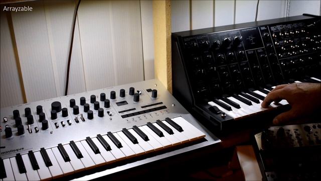 Korg minilogue & MS-20 mini JAM nothing else but 'Silver & Black' смотреть онлайн