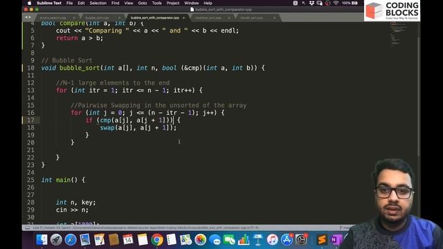 Sorting using C++ STL - Part 2 || Diving Deep into Comparator Functions || Functions as Parameters смотреть онлайн