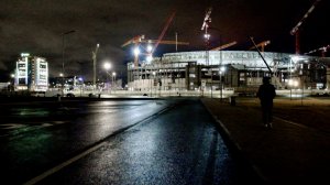 Новая дорога на Стрелке. Ледовый дворец. Аллея 300 лет прокуратуре России. Н.Новгород. 15.11.2023