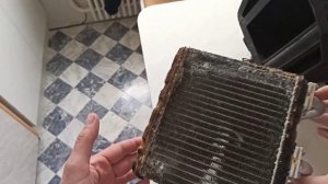 Радиатор печки на субару Легаси.