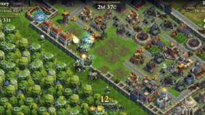 DomiNations ( доминейшн ) атака войсками из казарм , всемирный век