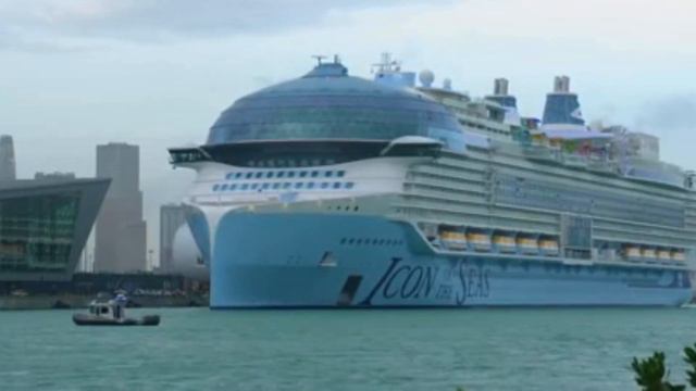 Royal Caribbean International's Icon of the Seas arrives in Miami #royalcaribbean #iconoftheseas смотреть онлайн